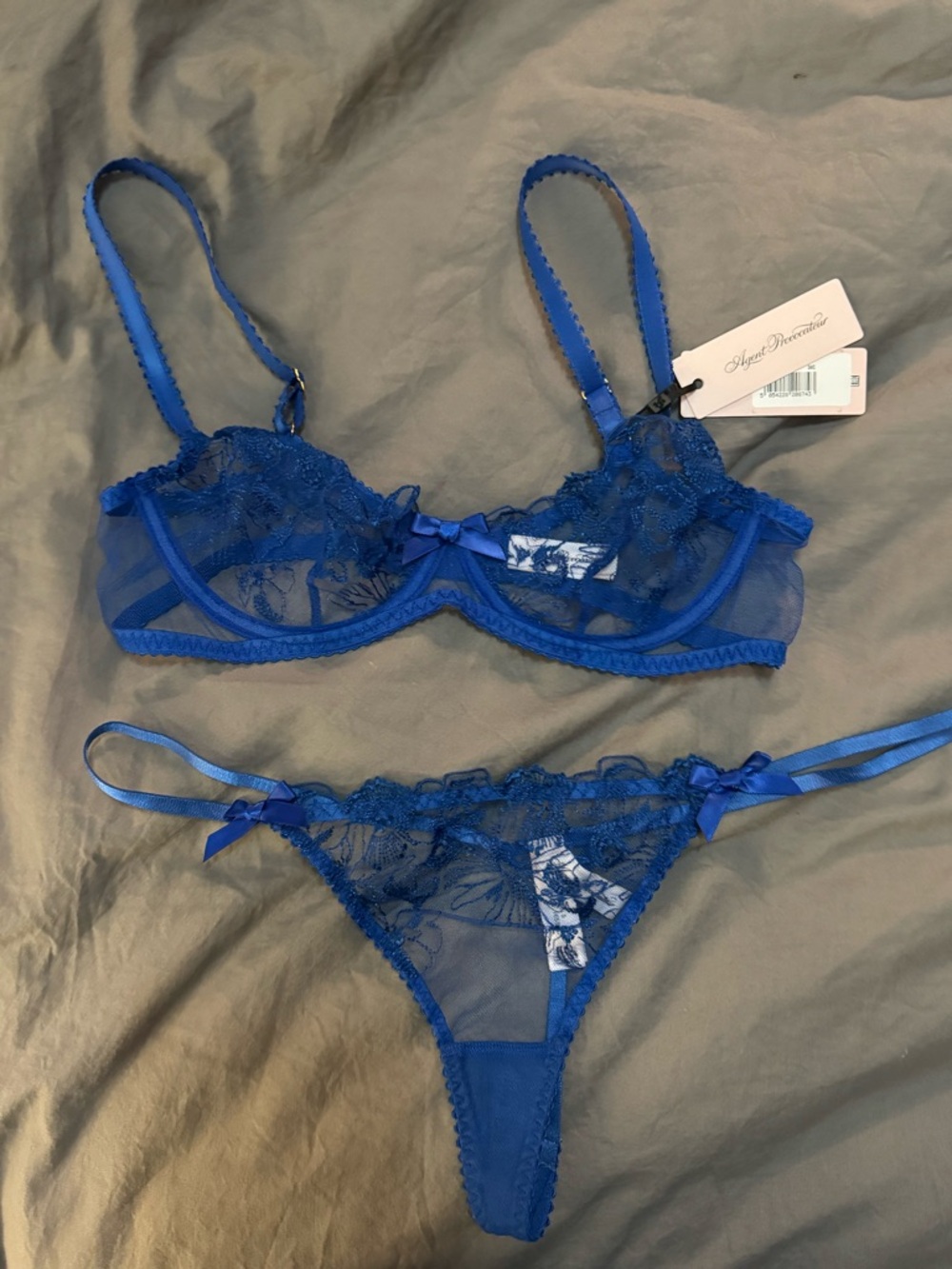 agent provocateur jayce set riyal blue